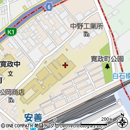神奈川県横浜市鶴見区寛政町28周辺の地図