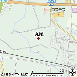 鳥取県東伯郡琴浦町丸尾周辺の地図
