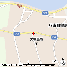 島根県松江市八束町亀尻197周辺の地図