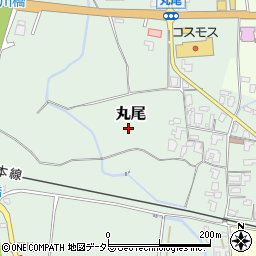 鳥取県琴浦町（東伯郡）丸尾周辺の地図