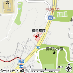 横浜病院（元気会）周辺の地図