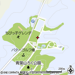 青葉山ろく公園ディキャンプ場トイレ周辺の地図