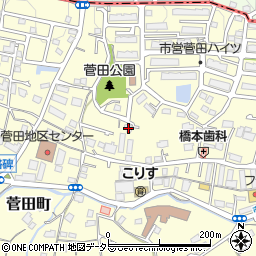 神奈川県横浜市神奈川区菅田町1604周辺の地図