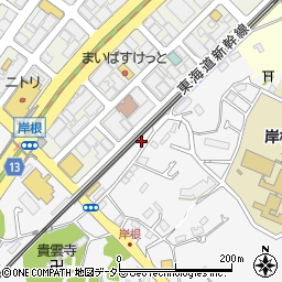 神奈川県横浜市港北区岸根町127周辺の地図