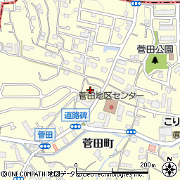神奈川県横浜市神奈川区菅田町1701周辺の地図