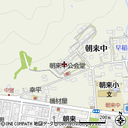 京都府舞鶴市朝来中118周辺の地図