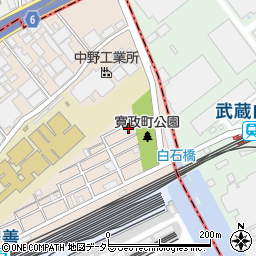 神奈川県横浜市鶴見区寛政町5-13周辺の地図