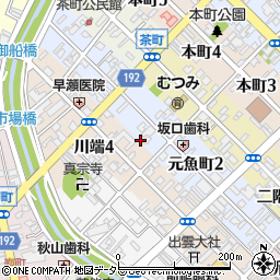 株式会社ちむら　元魚本店周辺の地図