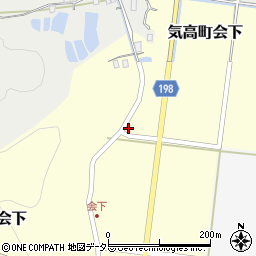 鳥取県鳥取市気高町会下178周辺の地図
