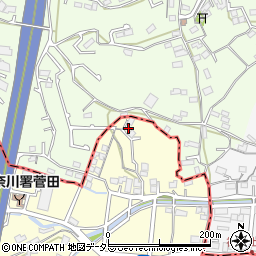 神奈川県横浜市神奈川区菅田町2487周辺の地図