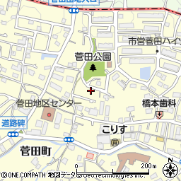 神奈川県横浜市神奈川区菅田町1609周辺の地図