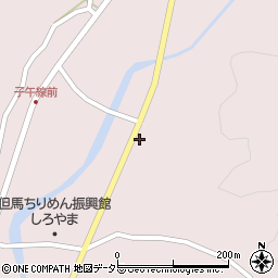兵庫県豊岡市但東町中山261周辺の地図