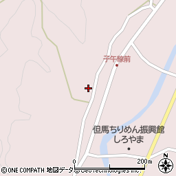 兵庫県豊岡市但東町中山151周辺の地図