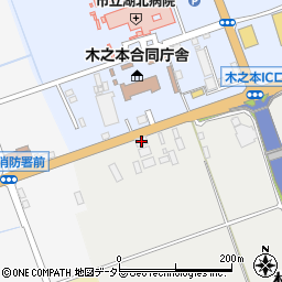 滋賀県長浜市木之本町木之本1630周辺の地図