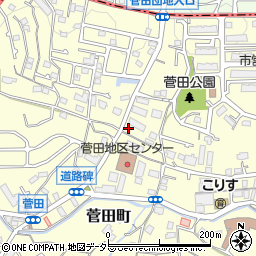 神奈川県横浜市神奈川区菅田町1539周辺の地図