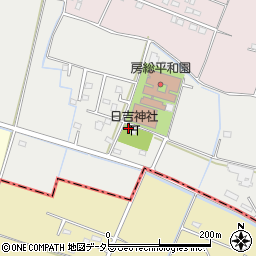 千葉県大網白里市南横川1794周辺の地図