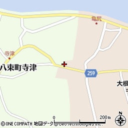 島根県松江市八束町亀尻347周辺の地図