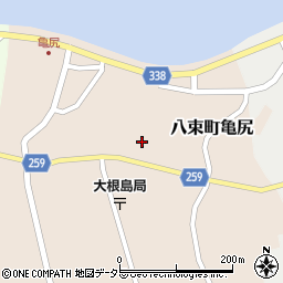 島根県松江市八束町亀尻193周辺の地図