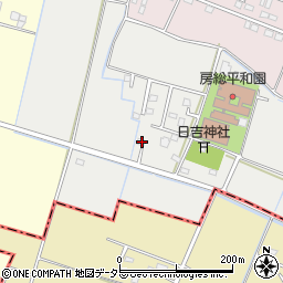 千葉県大網白里市南横川3491-5周辺の地図