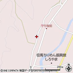 兵庫県豊岡市但東町中山154-1周辺の地図