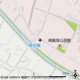 千葉県大網白里市南飯塚189周辺の地図