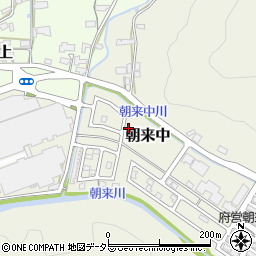京都府舞鶴市朝来中170-3周辺の地図