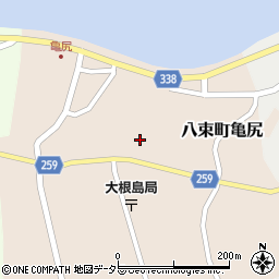 島根県松江市八束町亀尻408周辺の地図