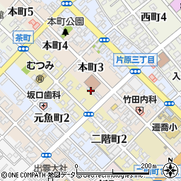 鳥取県鳥取市本町3丁目205周辺の地図