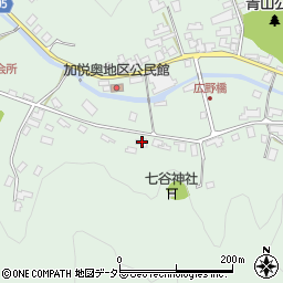 京都府与謝郡与謝野町加悦奥501周辺の地図