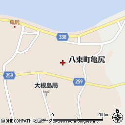 島根県松江市八束町亀尻189周辺の地図