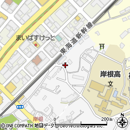 神奈川県横浜市港北区岸根町334周辺の地図