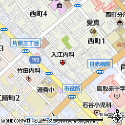入江内科医院周辺の地図