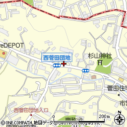 神奈川県横浜市神奈川区菅田町861周辺の地図
