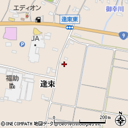 鳥取県東伯郡琴浦町逢束478周辺の地図