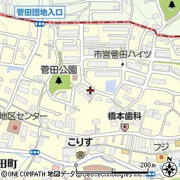 神奈川県横浜市神奈川区菅田町1627周辺の地図