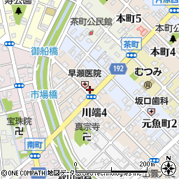 日ノ丸産業川端ＳＳ周辺の地図
