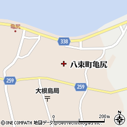 島根県松江市八束町亀尻180周辺の地図