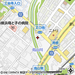 ファミリー　新横浜店周辺の地図