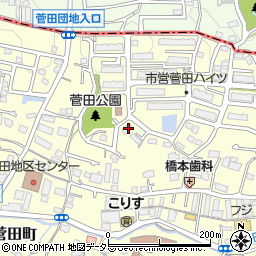神奈川県横浜市神奈川区菅田町1625周辺の地図