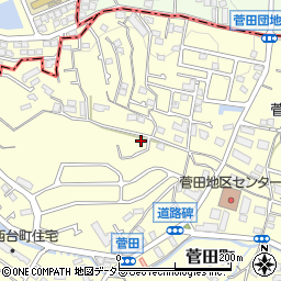 神奈川県横浜市神奈川区菅田町884周辺の地図