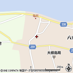 島根県松江市八束町亀尻373周辺の地図