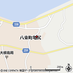 島根県松江市八束町亀尻70周辺の地図