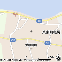 島根県松江市八束町亀尻409周辺の地図