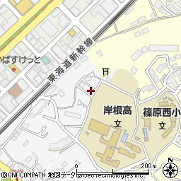 神奈川県横浜市港北区岸根町373周辺の地図