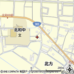 岐阜県揖斐郡揖斐川町北方1882周辺の地図