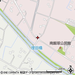 千葉県大網白里市南飯塚57周辺の地図