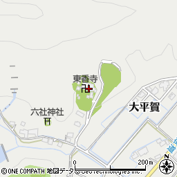 東香寺周辺の地図