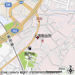 長野県飯田市松尾上溝2823-1周辺の地図