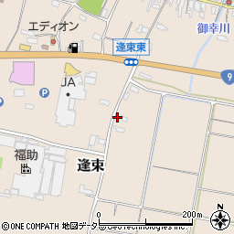 鳥取県東伯郡琴浦町逢束480周辺の地図