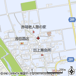 鳥取県東伯郡琴浦町出上318周辺の地図